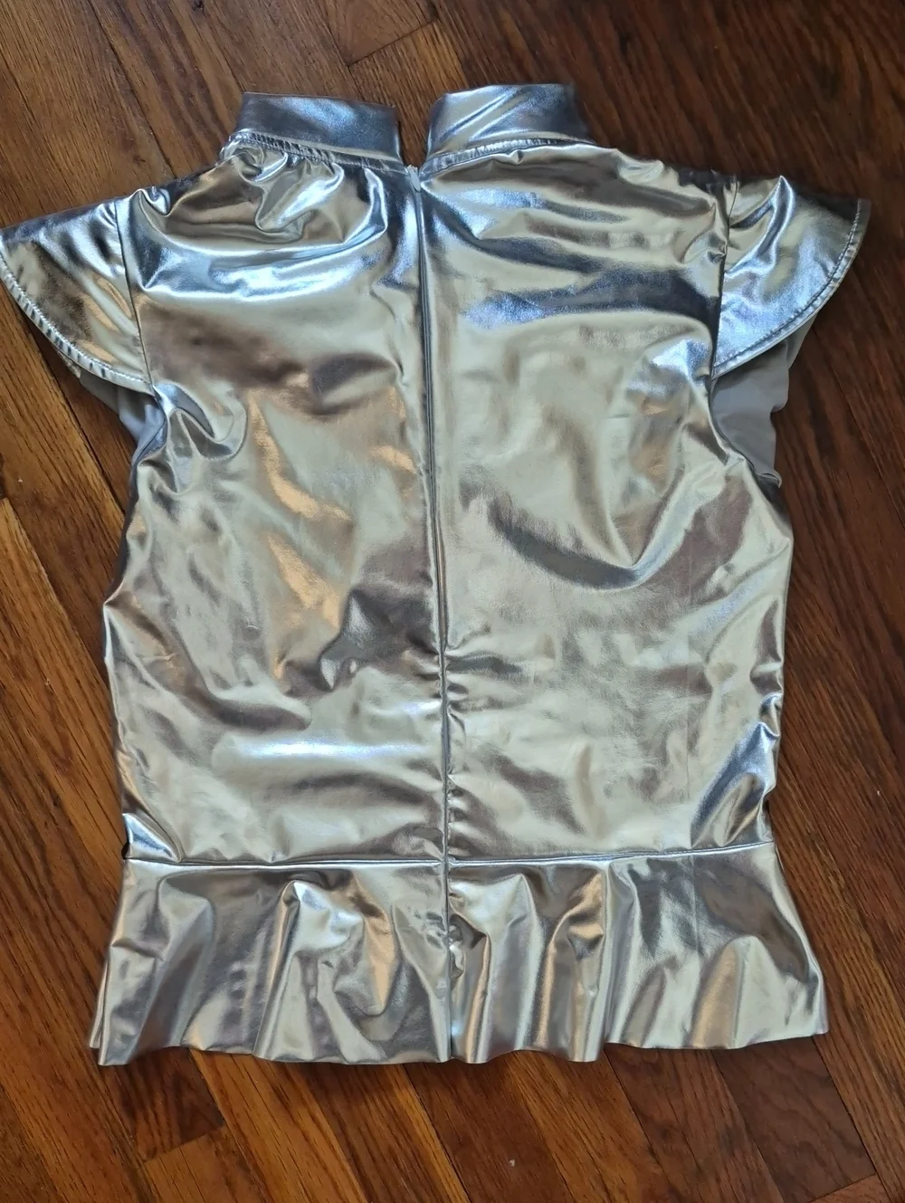 Kids Silver Robot Costume Top - Unbranded